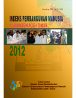 Indeks Pembangunan Manusia Kabupaten Aceh Timur 2012